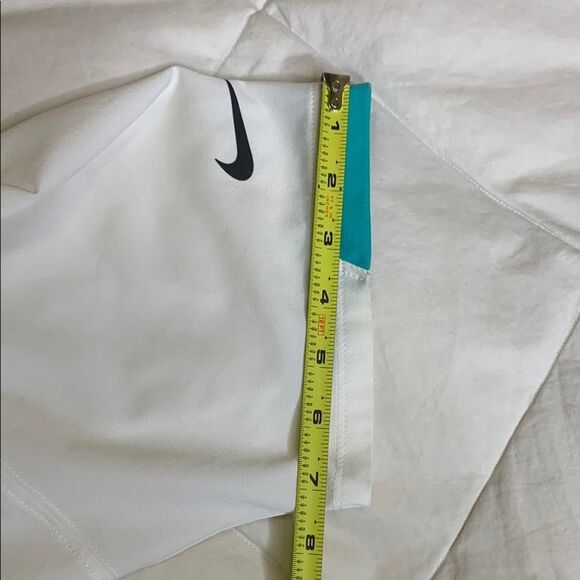 Nike GOLF TOUR PERFORMANCE, Men's White and Teal Polo Shirt, large - Picture 11 of 14